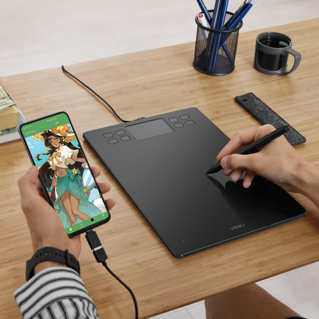 ODM OEM VEIKK A50 Drawing Graphic Tablet with Stylus Pen for Beginners and Artists