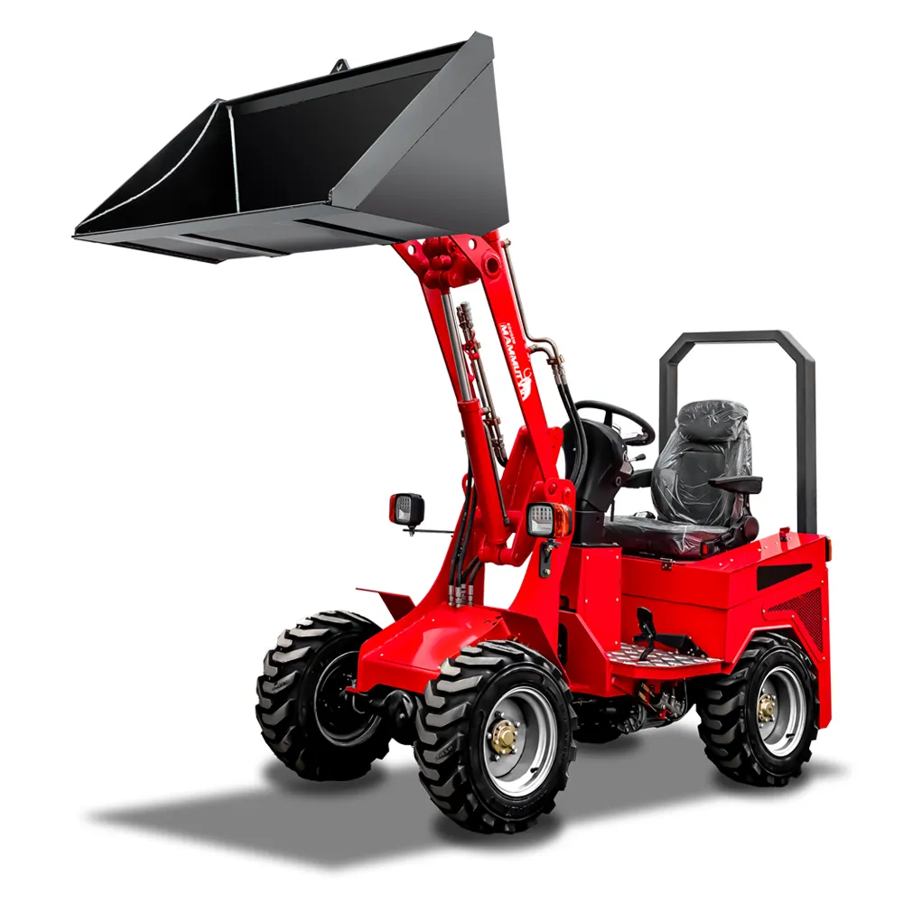 Cheap 400kg 0.4ton small electric wheel loaders mini front end loader small diesel/electric loader best price for sale