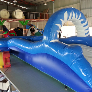 Toboggan aquatique gonflable en PVC pour enfants - Marque Spring Empire, capacité 100-500 kg, 5-10 passagers, usage résidentiel et scolaire, extérieur/intérieur - Product Image 1