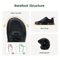 Chaussures légères Zero Drop Sole Chaussures ergonomiques à la terre Chaussures de mise à la terre aux pieds nus naturels