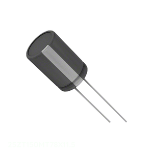 ตัวเก็บประจุแบบมีรูผ่าน150 uF 20% 25V ตัวเก็บประจุมีรูรับแสงสำหรับ25ZT150MT78X11.5 150 uF - Product Image 1