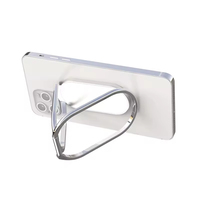 Support de téléphone rotatif à 360° en alliage de zinc, design unique, pliable, invisible, à coller sur le dos, support de bureau mains libres