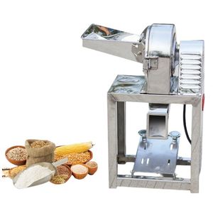 Moulin à farine électrique de qualité hôtelière et de restaurant pour usage domestique, pulvérisateur en acier inoxydable 304, moteur 220V 2.2kW, haute capacité 250kg/h pour céréales - Product Image 2