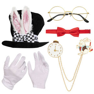 Conjunto <span class=keywords><strong>de</strong></span> Disfraz para <span class=keywords><strong>Mujer</strong></span> Echo, Sombrero <span class=keywords><strong>de</strong></span> <span class=keywords><strong>Sombrerero</strong></span> <span class=keywords><strong>Loco</strong></span> con Orejas <span class=keywords><strong>de</strong></span> Conejo, Sombrero <span class=keywords><strong>de</strong></span> Felpa para Accesorios <span class=keywords><strong>de</strong></span> Halloween - Product Image 1