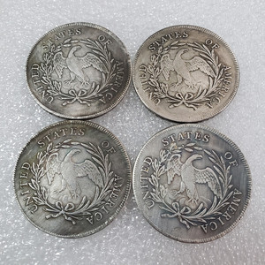 Moneda <span class=keywords><strong>de</strong></span> dólar estadounidense <span class=keywords><strong>de</strong></span> los años 1795, 1796, 1797 y 1798, reproducción <span class=keywords><strong>de</strong></span> la moneda Liberty Americana, colección <span class=keywords><strong>de</strong></span> <span class=keywords><strong>Estados</strong></span> <span class=keywords><strong>Unidos</strong></span>, regalos <span class=keywords><strong>de</strong></span> recuerdo - Product Image 6