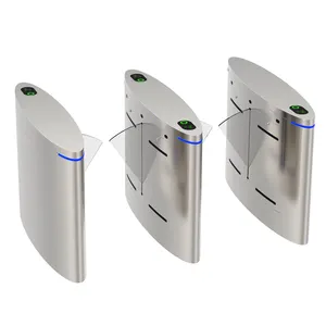 Factory Price Automatic Pedestrian Gate Flap Access Control System Metro / Subway/ Underground Entrance Barrier Gate