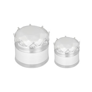 10 กรัม 20 กรัม 50 กรัม มีสินค้าในสต็อก ขวดครีมอะคริลิคแบบหรูหรา รูปทรงมงกุฎ เป็นมิตรกับสิ่งแวดล้อม บรรจุภัณฑ์พลาสติกสำหรับเครื่องสำอางแบบกำหนดเอง - Product Image 5