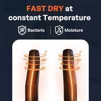 Sèche-chaussures électronique portable avec écran LCD, certifié CE, désodorisant à l'ozone, chauffage pour bottes et vêtements
