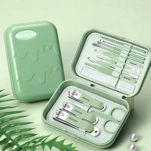 Set Professionale di Alta Qualità per <span class=keywords><strong>Manicure</strong></span> Francese, Kit di Tagliaunghie <span class=keywords><strong>e</strong></span> Strumenti per <span class=keywords><strong>Pedicure</strong></span> con Custodia da Viaggio Colorata <span class=keywords><strong>e</strong></span> Portatile - Product Image 2