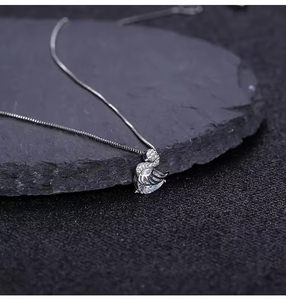 Unisex thép không gỉ Vòng cổ mạ vàng mặt dây chuyền mắt mèo thời trang thiết kế thích hợp cho cá tính cho đám cưới Zircon - Product Image 2