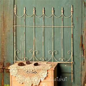 Clôture en fonte à coins arrondis en forme de lance, décorative pour jardin extérieur, barrière métallique pour cour et jardin. - Product Image 5