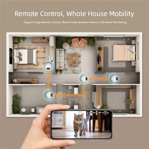 Neuer Bestseller: Plastik-Haustier-KI-Spielzeugroboter für Katzen mit PIR-Sensor, Nachtsichtkamera und Ganzhaus-Funktion - Product Image 4