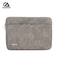 Sac pour ordinateur portable en PU imperméable Canvasartisan en stock, sac pour ordinateur portable fin antichoc, housse pour ordinateur portable pour Macbook ThinkBook