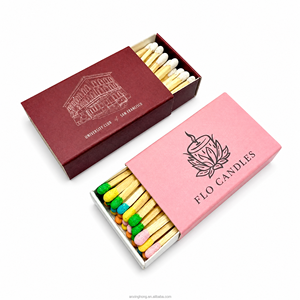 Boîtes d'allumettes personnalisées en gros pour mariage, avec impression de logo et texte, pour événements d'entreprise, réceptions et cadeaux invités - Product Image 2