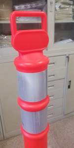 反射PEプラスチック道路交通コーン警告デリネータポスト安全ボラード - Product Image 4