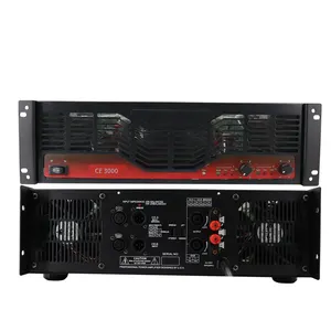 Venta al por mayor de fábrica 2ch 2 dos canales 3U 500 vatios 600W 650W Clase AB potencia profesional sistema pa portátil pro sistema de sonido AMPs