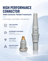 Connecteur de précision OEM PC UHUB Série P 0P 3 broches mâle/femelle 10A/6A à verrouillage automatique Push-Pull