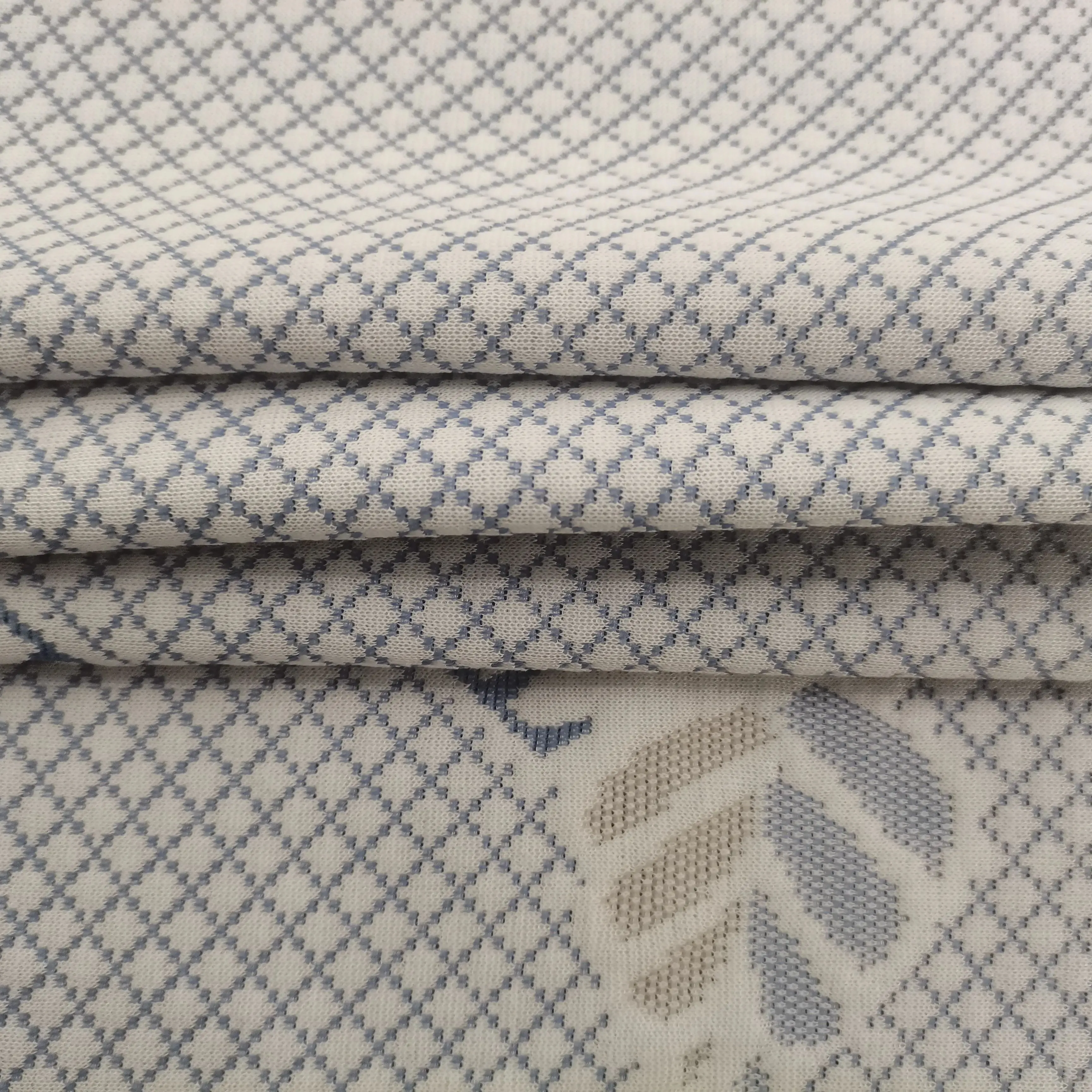 Ev için yeni tasarım Polyester atkı örme mikrofiber nefes örme kumaşlar