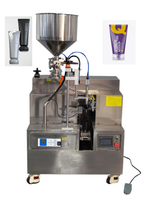Machine de remplissage et de scellage de tubes semi-automatique à ultrasons, vente chaude, directement de l'usine, pour lotions et cosmétiques