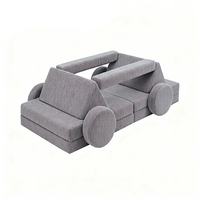 Kreatives 10-teiliges Auto-Modulsofa für Kinder Hochdichter Schaumstoff Kleinkind-Sofa Fabrikpreis Montessori Spielzimmer