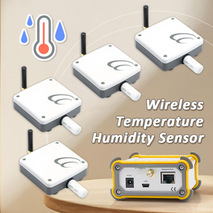 Sensores Inalámbricos de Humedad y Temperatura Zigbee IoT en Tiempo Real, 4 Unidades, Instrumentos de Medición Electrónicos - Product Image 1