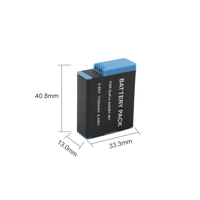 Baterai Digital isi ulang AHDBT-901 3.85V 1720mah AHDBT901 baterai Lithium-ion untuk Gopro Hero 11 Gopro Hero 10 Gopro Hero 9