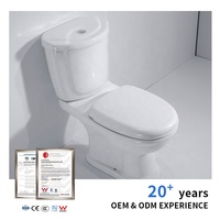 Salle de bain classique en céramique coupé, toilette blanche, bon marché, au mur, blanc, livraison gratuite