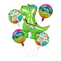 En gros de Bande Dessinée Aluminium Mylar Ballons Globos Promotionnel Animal Jouets Dinosaure D'hélium Feuille Ballons