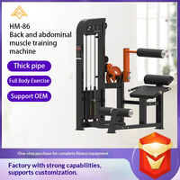 Machine d'entraînement du tronc abdominal, acier, usage commercial, pile de poids de 80 kg, équipement de musculation universel à charge par goupille