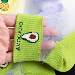 Women's Ankle Socks Color Blocking Cotton Blend Moisture Wicking Anti Slip Summer Casual Socks - Product Image 2