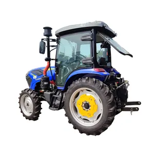 farm agriculture tractor 4x4 50hp with fan Cabin compact structure