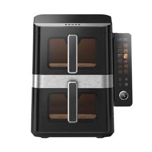 <span class=keywords><strong>Friggitrice</strong></span> <span class=keywords><strong>ad</strong></span> <span class=keywords><strong>Aria</strong></span> Digitale Intelligente a Doppia Vasca <span class=keywords><strong>XL</strong></span> 12L, <span class=keywords><strong>Friggitrice</strong></span> <span class=keywords><strong>ad</strong></span> <span class=keywords><strong>Aria</strong></span> Smart con 2 Cassetti Superiore e Inferiore con Finestra e Menu a Colori - Product Image 6