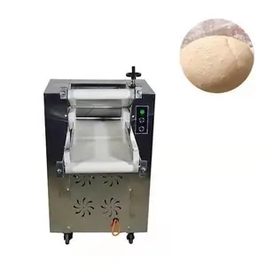 Dumpling thickness electric flour kneader pizza dough press pressing machine