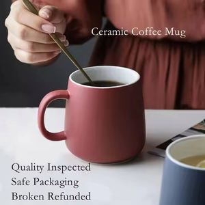 แก้วกาแฟเซรามิกเคลือบดินเผาขนาด 350 มล. 13 ออนซ์ แบบกำหนดเอง พร้อมโลโก้ - Product Image 3