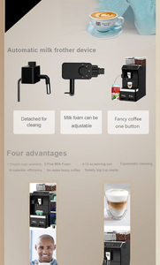 BTB-101+3 Máquina de Café Totalmente Automática con Pantalla Táctil, la Mejor y Más Popular Máquina de Café Espresso Comercial - Product Image 6