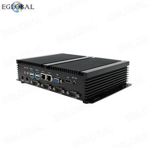 Mini PC industrial sin ventilador EGLOBAL Barebone WinXP/7/10 Intel I5 3317U 2Lan 4RS232 Barebone Desktop Mini PC Computadora Wifi HD + VGA - Product Image 4