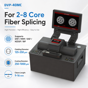 Soudeuse par fusion de fibres optiques multi-cœurs à alignement de face haute précision pour 2 à 8 cœurs - Product Image 2