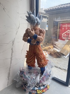 <span class=keywords><strong>Figurine</strong></span> Dragon Ball <span class=keywords><strong>Goku</strong></span> de qualité muséale, en polyrésine résistante aux UV, pose corps entier 1:1, statue d'anime premium pour les fans de bandes dessinées - Product Image 5