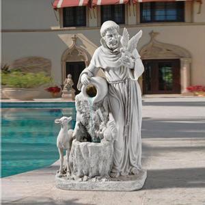 Gran jardín al aire libre decoración <span class=keywords><strong>San</strong></span> <span class=keywords><strong>Francisco</strong></span> de Asís estatua - Product Image 3