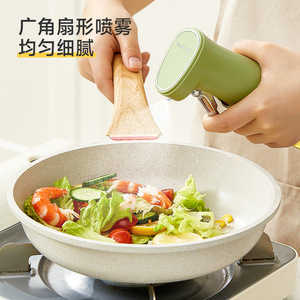Oil Spray Bottle Glass Olive Oil Atomizing <b>Sprayer</b> Kitchen Cooking Tool Air Fryer Use - Product Image 3