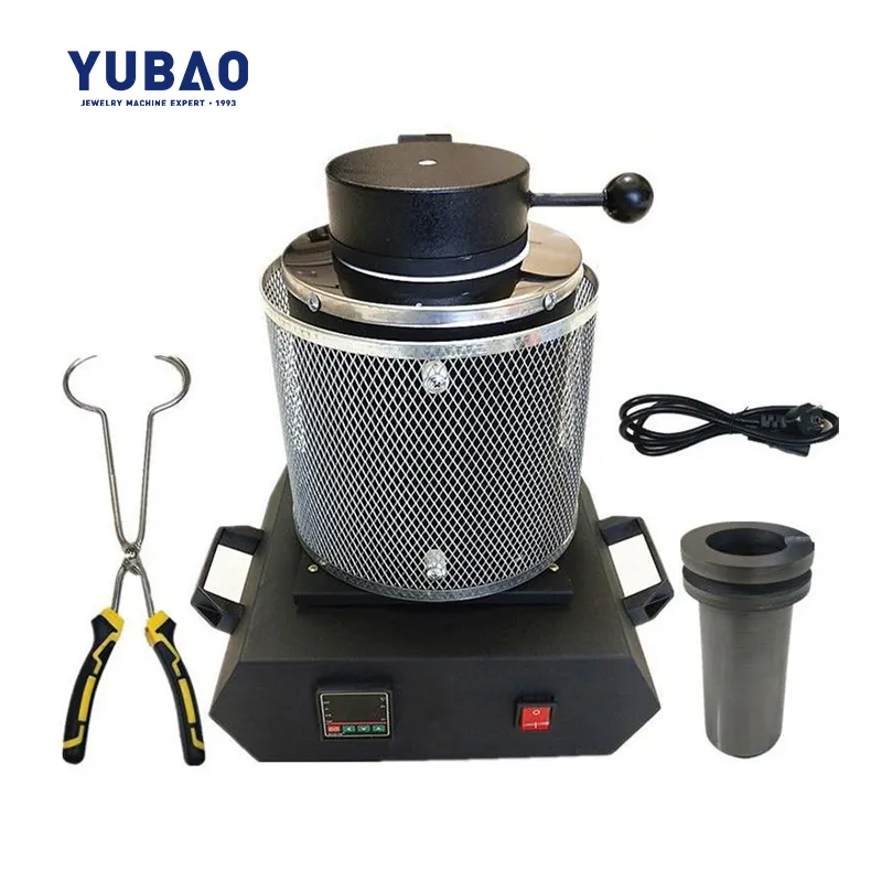 1kg/2kg/3kg Small Copper Iron Smelting Machines Furnace Smelter Furnace Gold Melting