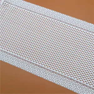 Wholesale 22CM Round Dot Knitting Stretch Lace Trim, Nylon and Spandex Lace Trim for Dress Decoration