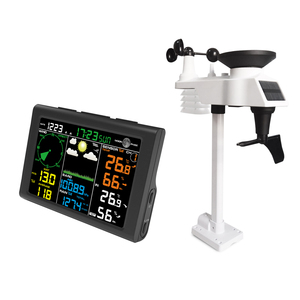 Ft0835 Wifi Trạm thời tiết hiển thị màu không dây trong nhà ngoài trời Nhiệt kế ẩm kế đo mưa máy đo gió sử dụng Vườn Nhà - Product Image 3