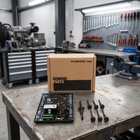 Suku Cadang Alternator Generator Diesel AOSIF dengan STAMFORD E000 -23212 	 MX321 AVR untuk Penggantian