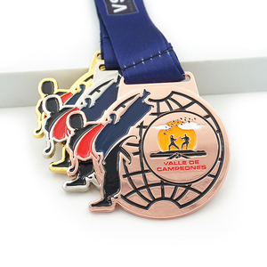 Metal Jigsaw Kung Fu Judo <span class=keywords><strong>Medal</strong></span> Art medaglie di arti marziali Wolf medaglia di arti marziali personalizzata con nastro - Product Image 2