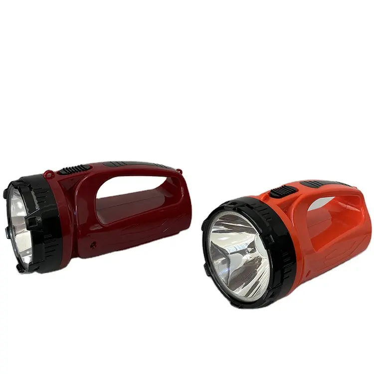 Abs Plastic Body Powerful Rechargeable Led Searchlight Handheld Outdoor Camping Lighting Made In China