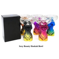 LOMINT Coloré Sexy Beauté Narguilé Bol Shisha Cristal Accessoires Diamètre 75mm 90mm Fabricant Dropshipping LM-B130