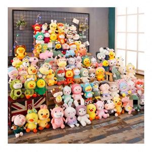 Super <b>Soft</b> PP Cotton Plush <b>Stuffed</b> Animals & Dolls with Small Ears Minimal Design Birthday Gift Set for Babies & Kids - Product Image 1