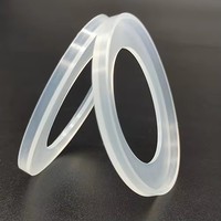 Joint torique en silicone de qualité alimentaire 61*4.5mm, transparent, résistant aux hautes températures, joint d'étanchéité en silicone