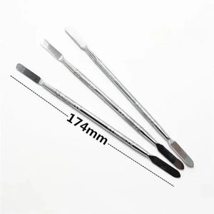 Herramienta de espátula de mezcla de acero inoxidable varilla de espátula Dental Nail Art maquillaje base sombra de ojos barra de herramientas de mezcla Color - Product Image 3